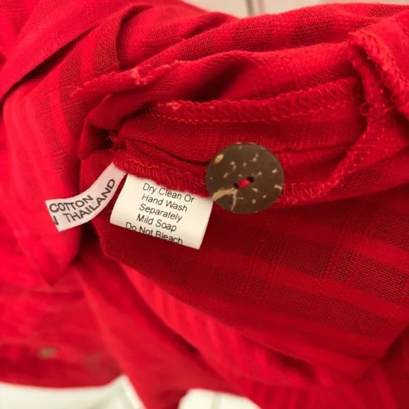 Yasuko Kurisaka Red OS Kimono Minimalist Tunic Teacher Avant Garde Japan Art - Picture 9 of 10